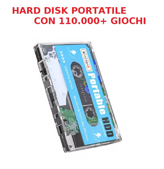 HARD DISK PORTATILE CON 110.000+ GIOCHI INSTALLATI Recensioni positive dei nostri clienti ⭐️⭐⭐⭐⭐